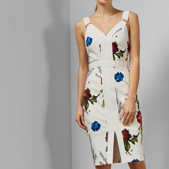 ❌SOLD ❌Ted Baker AMYLIA Berry Sundae BodyCon - Picture 2 of 12